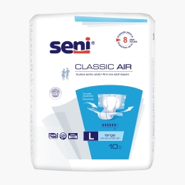 Scutece adulți Classic Air, mărime L, 10 buc