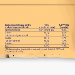 Rulouri Max cu cremă cu ciocolată și cremă cu piure de pere 400g