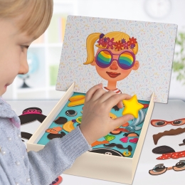 Cutie magnetică Fețișoare Amuzante, +3 ani