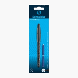Roller Opus negru + 2 rezerve cerneală