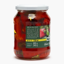 Ardei iuți chili în oțet 680g