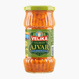Ajvar cu ardei capia copți, fără adaos de zahăr, 300g