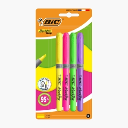 Set 4 evidențiatoare Highlighter Grip Neon