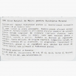 Săpun lichid natural de mâini pentru bucătărie 0.5l