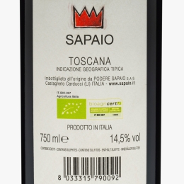 Vin roșu sec Toscana, 14.5%, 750ml