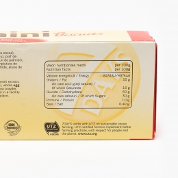 Mini biscuiți cu umplutură de cacao 100g