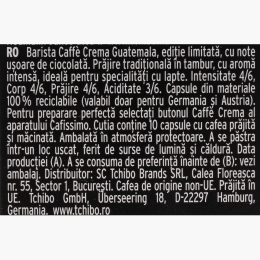 Cafissimo Barista Caffe Crema Guatemala, 10 băuturi, capsule cafea