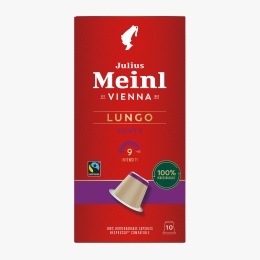 Lungo Fairtrade, 10 băuturi, 56g, capsule cafea 