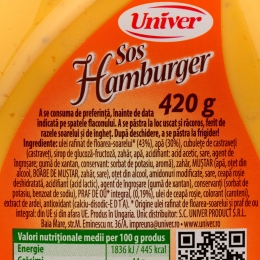 Sos hamburger 420g