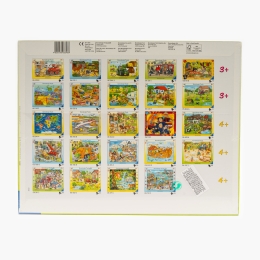 Puzzle-Mașină de colectat gunoi 35 piese 4+ ani