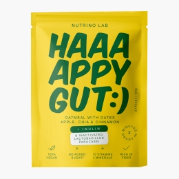 Fulgi de ovăz cu curmale, măr, semințe de chia și scorțișoară  Happy Gut, 60g