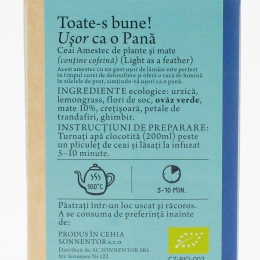 Ceai eco „Toate-s bune! Ușor ca o pană” 18 plicuri