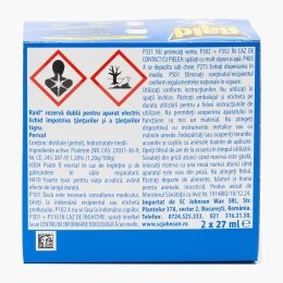 Rezervă lichidă dublă pentru aparat împotriva țânțarilor 90 de nopți  2 x 27ml