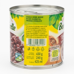 Fasole roșie boabe Texana în sos barbecue 430g