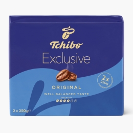 Cafea prăjită și măcinată Exclusive 2x250g 