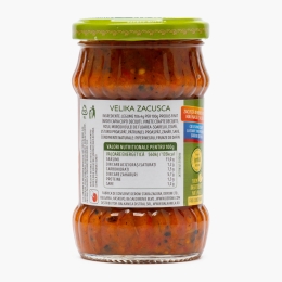 Zacuscă cu ardei capia copți și vinete, 250g