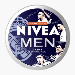Cremă pentru față, corp și mâini Men, ediție limitată Real Madrid 150ml