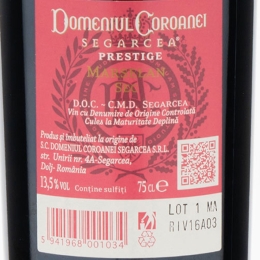Vin roșu sec Marselan, 13.5%, 0.75l