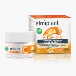 Cremă de noapte Iluminatoare&Anti-Ageing, cu vitamina C, 50ml