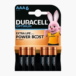 Baterii alcaline Optimum AAA, 6 buc