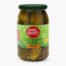 Castraveți murați 6-9cm în oțet 840g