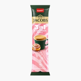 Cinnamon roll 3în1, plicuri 24x11.6g, cafea solubilă