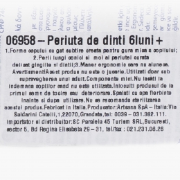 Periuță de dinți pentru copii 6 luni+