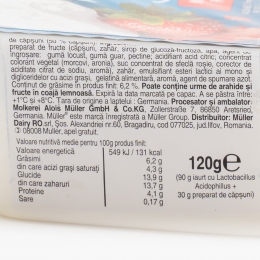 Iaurt Mix Soffio cu căpșuni 120g