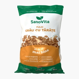 Fulgi de grâu cu tărâțe 500g