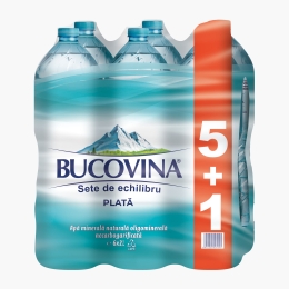 Apă minerală necarbogazoasă, plată, 6 x 2l (5+1)