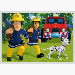 Puzzle-Echipa pompierului Sam 4+ ani