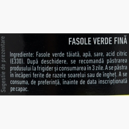 Fasole verde fină 680g
