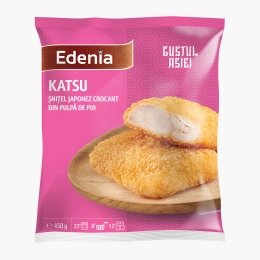 Șnițel katsu crocant din pulpă de pui 450g