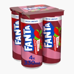 Băutură carbogazoasă Crimson Cherry, doză 4x330ml