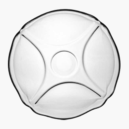 Platou de servire compartimentat basic 25.2cm