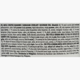 Muesli cu banană și ciocolată 50g