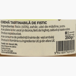 Cremă de fistic, cu 45% fistic 250g