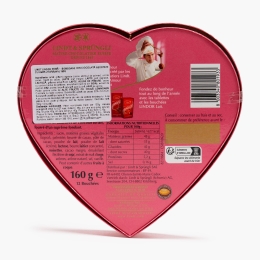 Bomboane de ciocolată asortate în cutie inimă, 12 buc, 160g