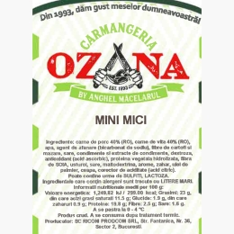 Mini mici 500g