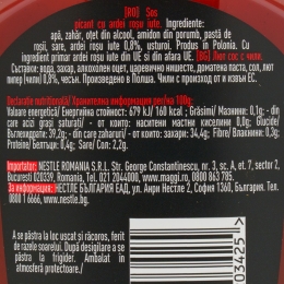 Sos extra picant cu ardei roșu 241g