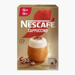 Cappuccino plicuri 8x13.5g, mix de cafea instant 