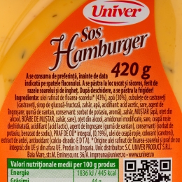 Sos hamburger 420g