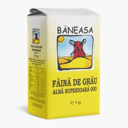 Făină de grâu albă superioară 000 1kg