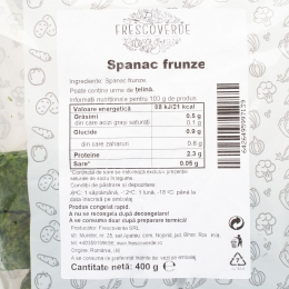 Spanac frunze 400g