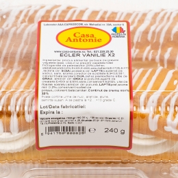 Ecler vanilie x2 240g 