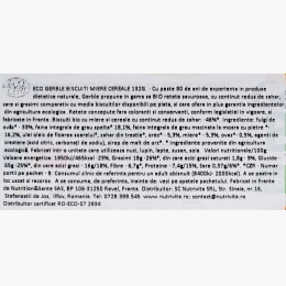 Biscuiți eco cu cereale și miere 132g