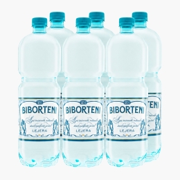 Apă minerală naturală decarbogazificată parțial 6x2l
