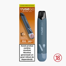 Țigară electronică Reload 1000 Pen Creamy Tobacco 20mg/ml