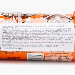 Biscuiți digestivi cu ciocolată și aromă de turtă dulce 243g