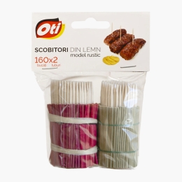 Scobitori 65 mm în tub decorativ rustic, diverse modele